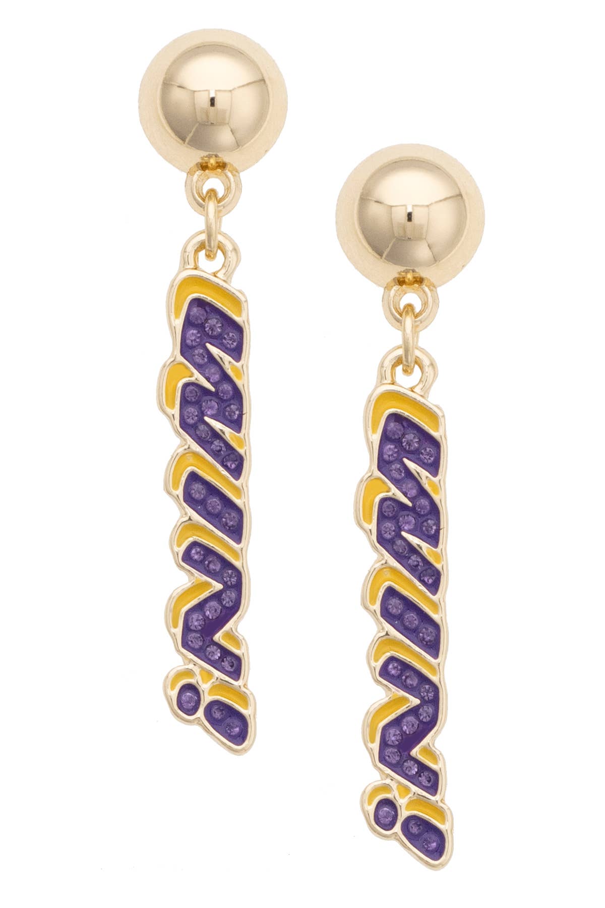 LSU WIN! Earrings