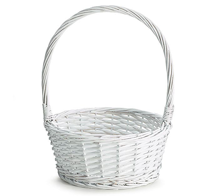White Wicker Basket