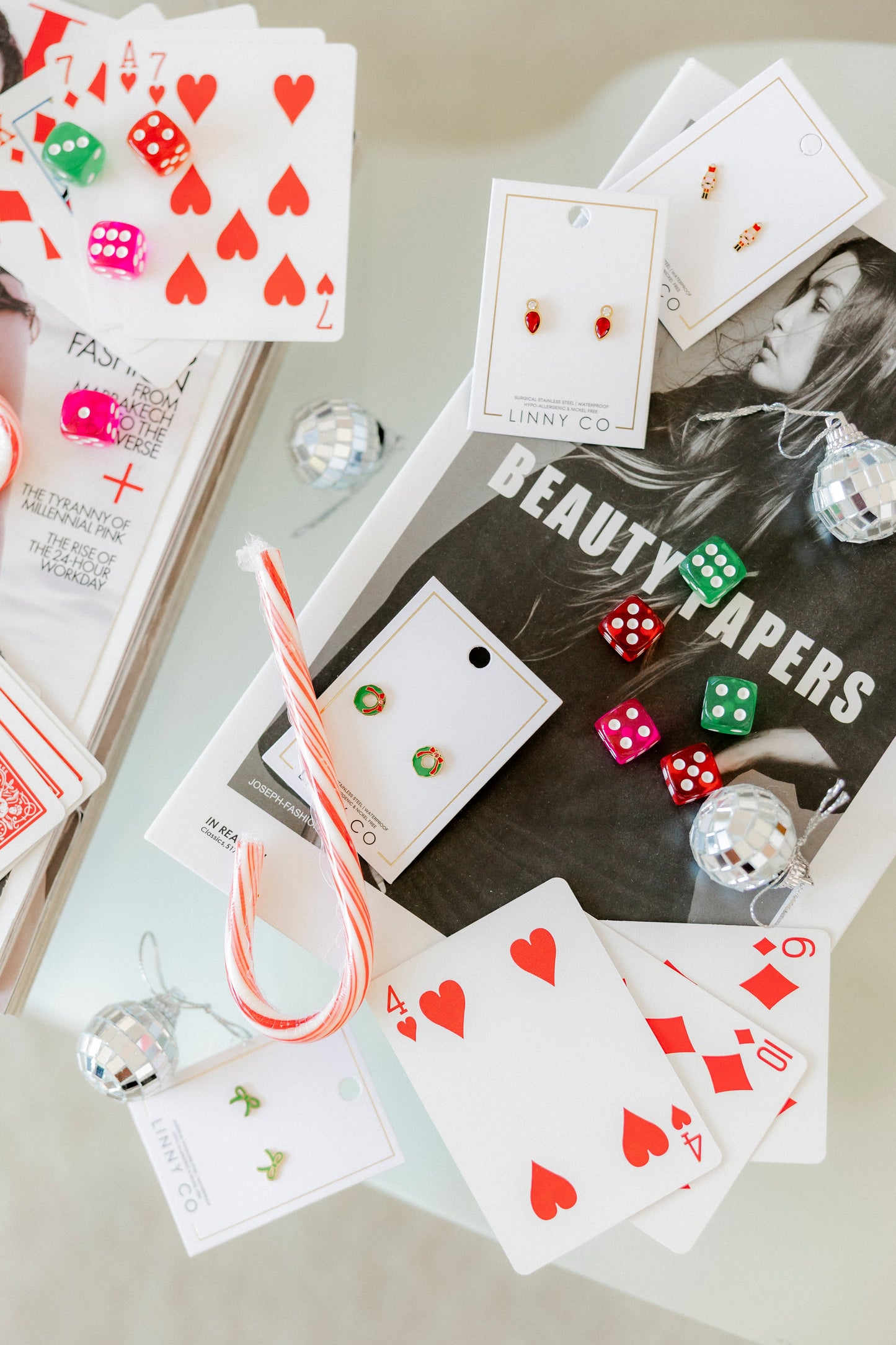 Screwback Stud Earrings - Leighton Wreath