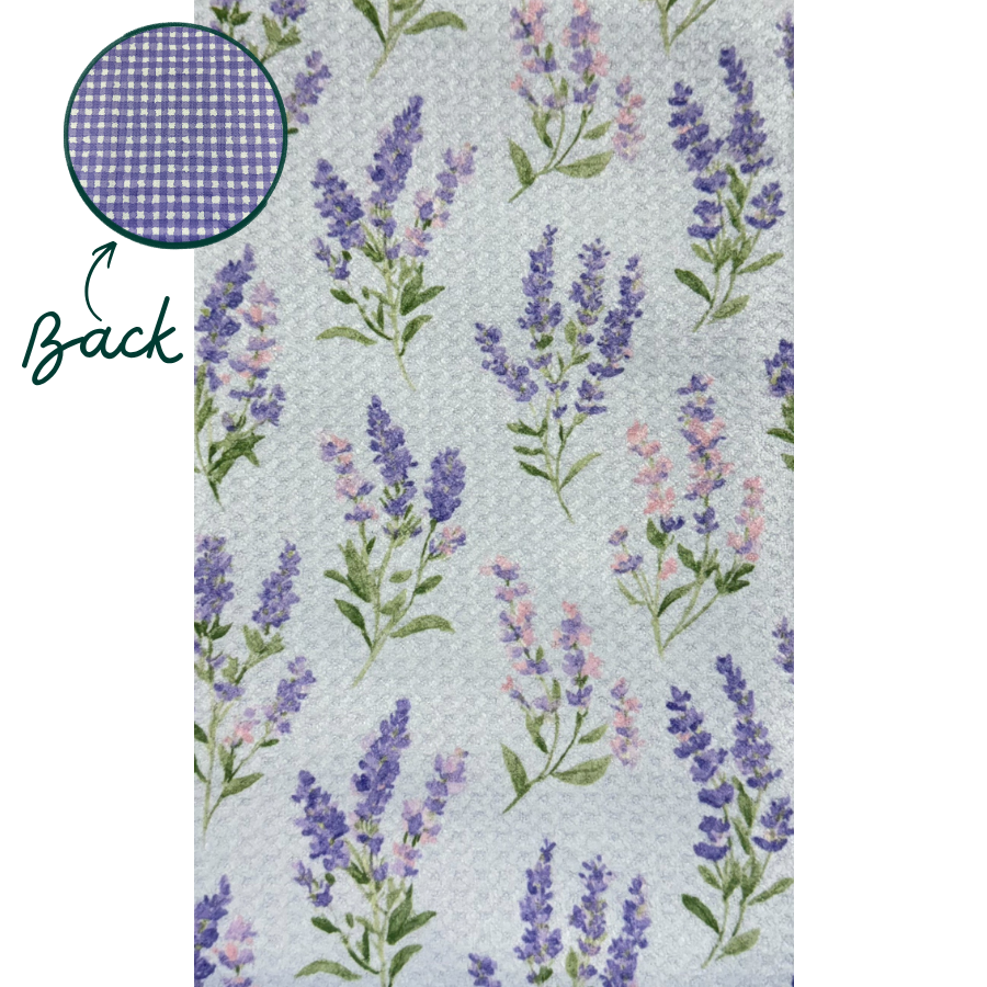 Lavender Quick Dry Kitchen Towel
