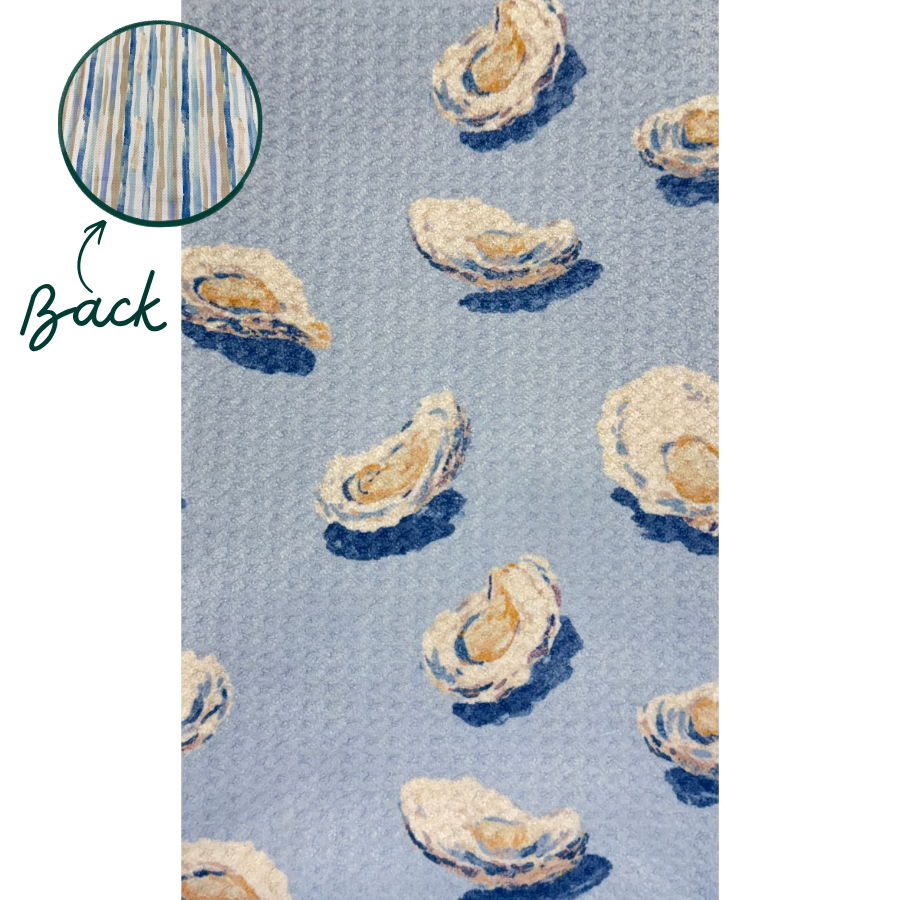 Oysters Quick Dry Kitchen Towel