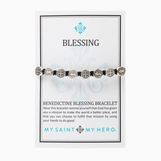 Benedictine Blessing Bracelet-Silver
