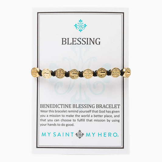 Benedictine Blessing Bracelet-Gold