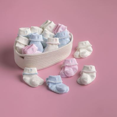 Cross Foldover Socks