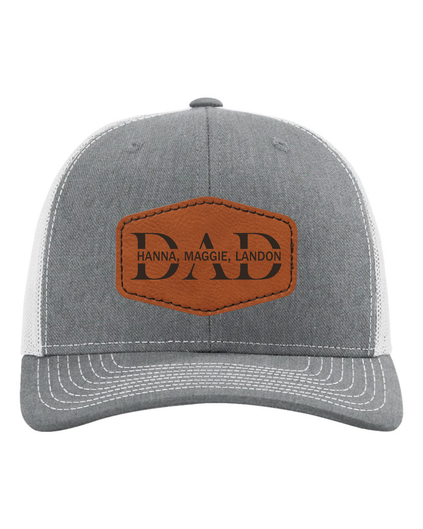 Dad, Granddad...Engraved Patch on Trucker Cap