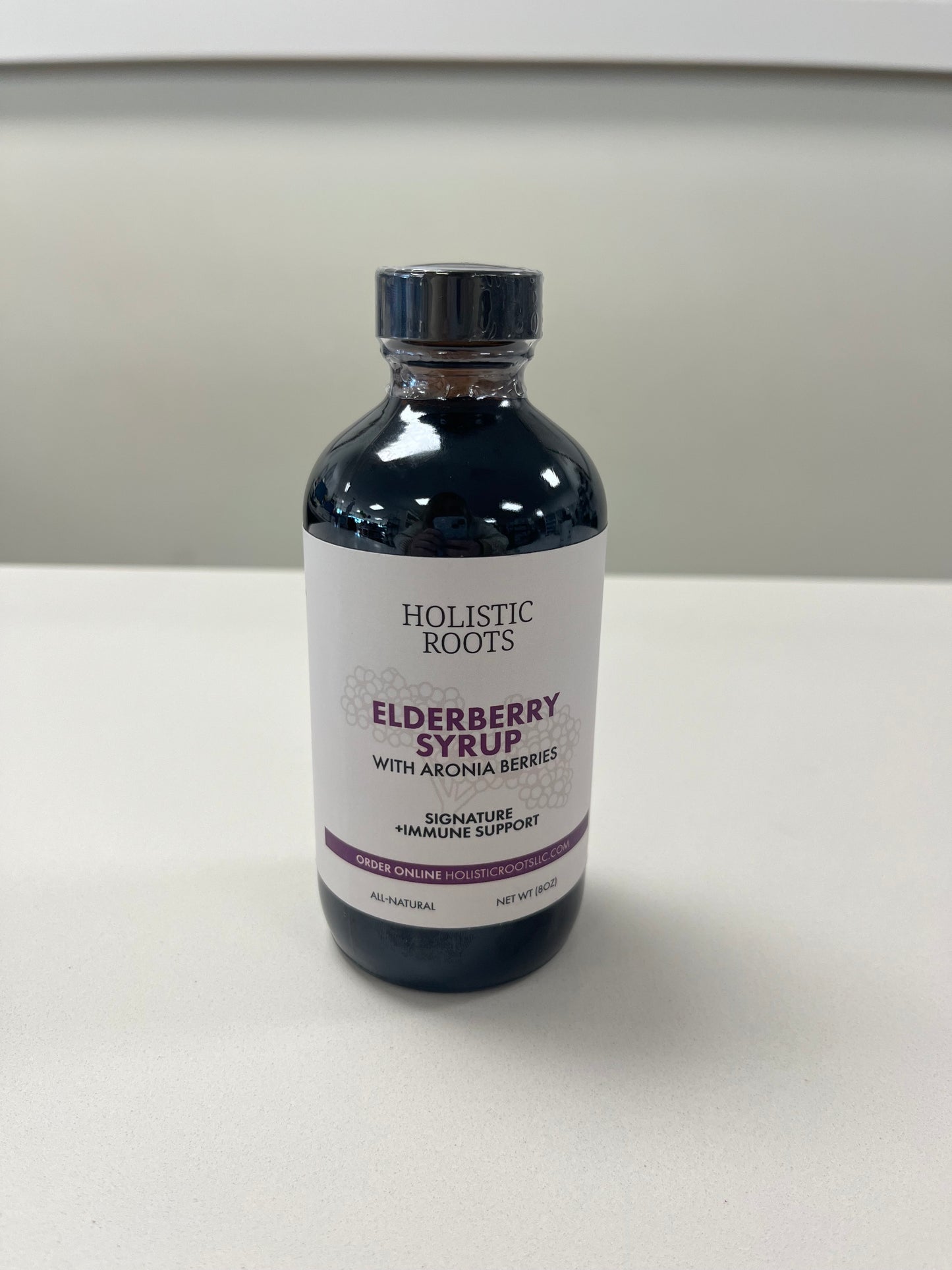 Elderberry Syrup (with Aronia Berries)