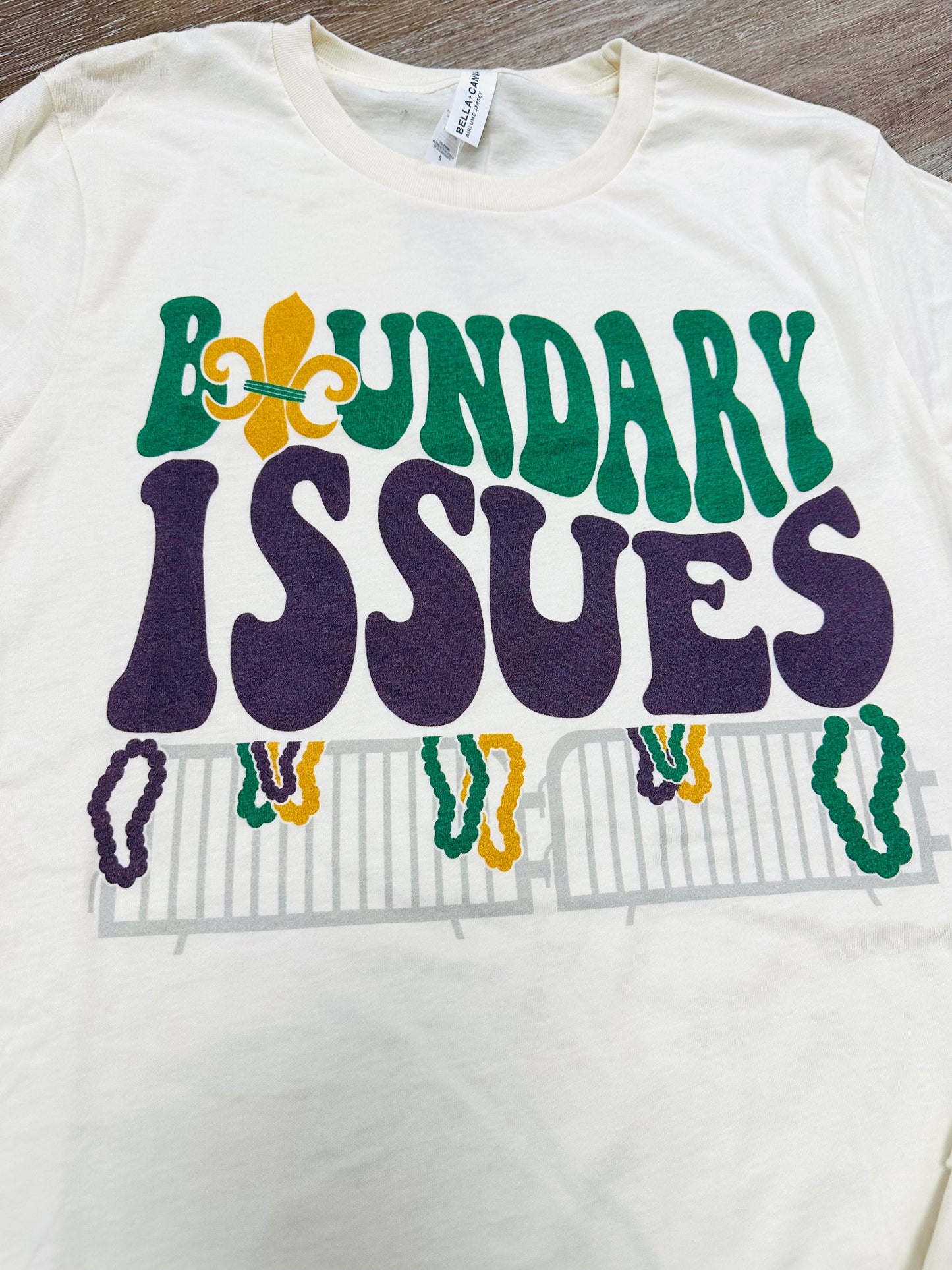 Boundary Issues Mardi Gras Long Sleeve Tee