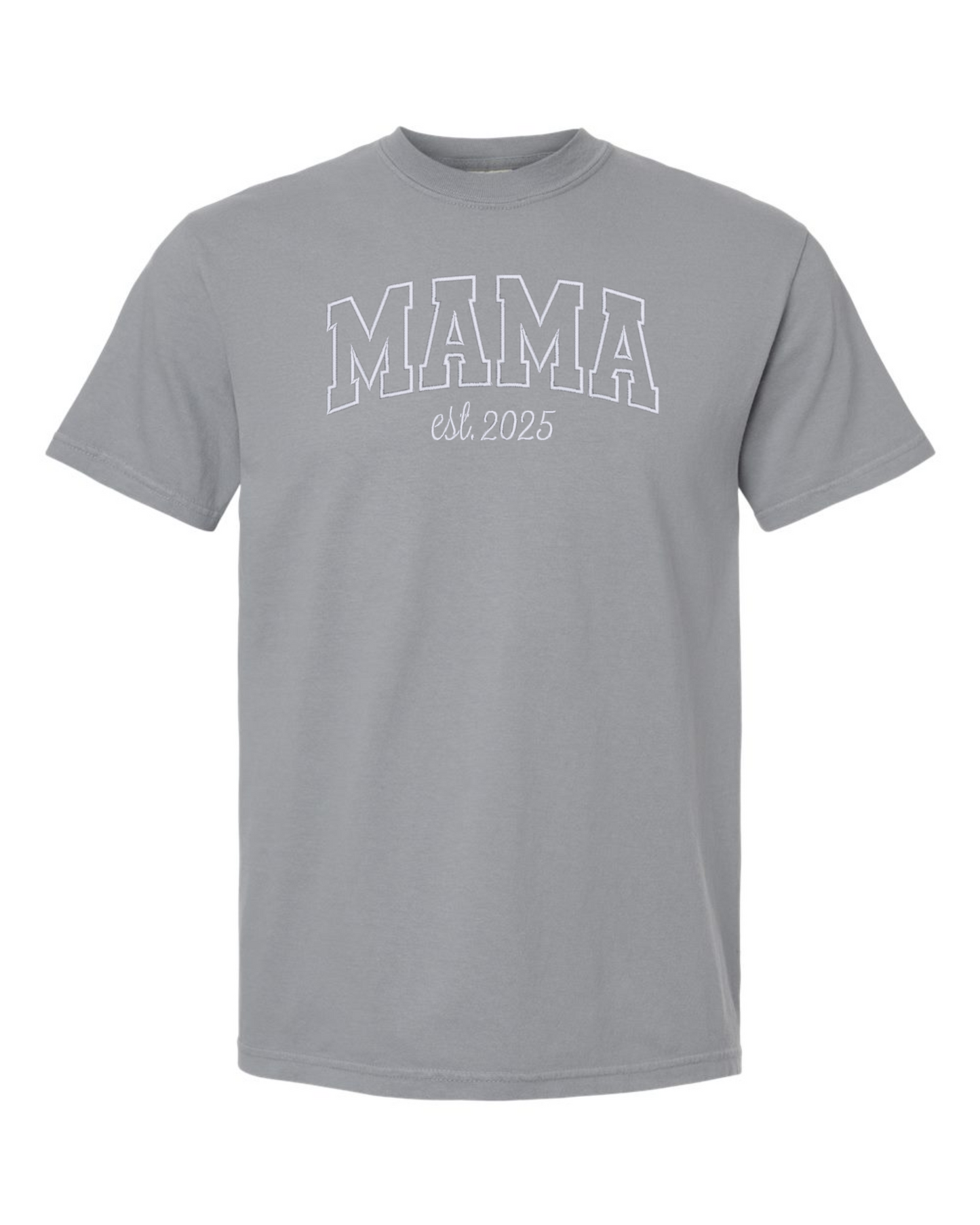 Embroidered MAMA Comfort Color Tee