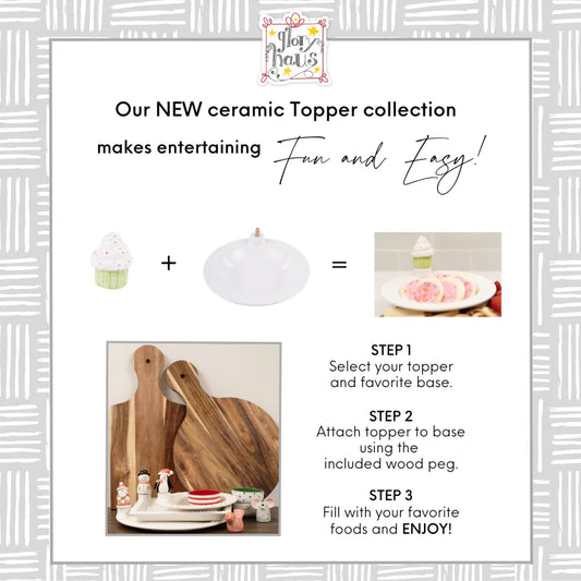 Football Charcuterie Board Topper