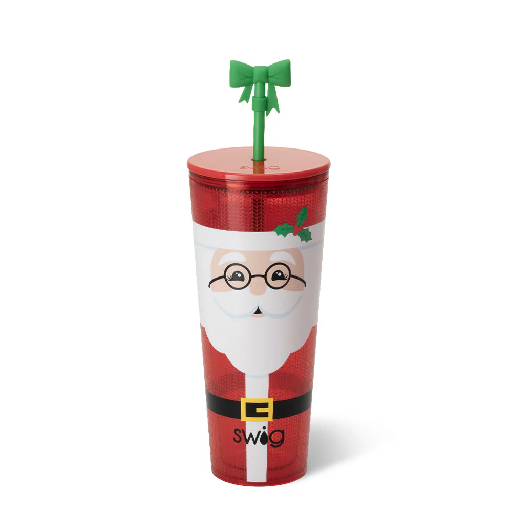 Mr. Claus Plastic Tumbler 24oz