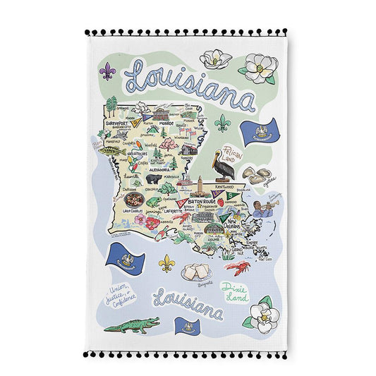 Louisiana Tea Towel