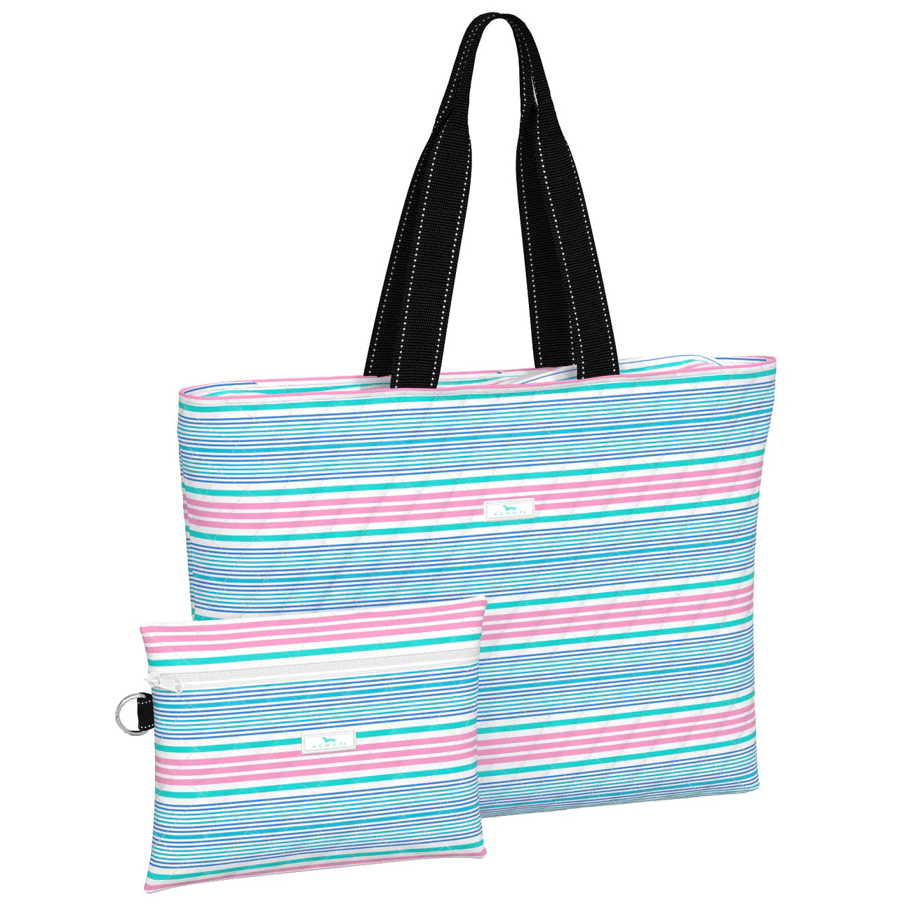 Plus 1 Quilted Foldable Travel Bag- Pool McCartne