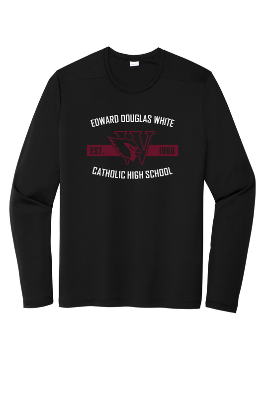 E. D. White Sport-Tek Dri fit Long Sleeve Tee Style G