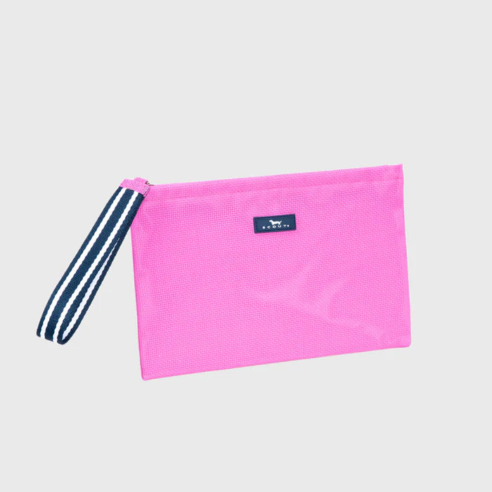 Cabana Wristlet- Red Violet Woven