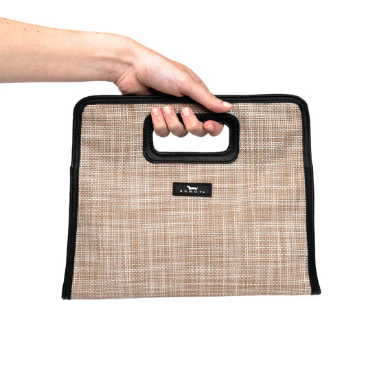 Sunset Clutch- Sand Woven