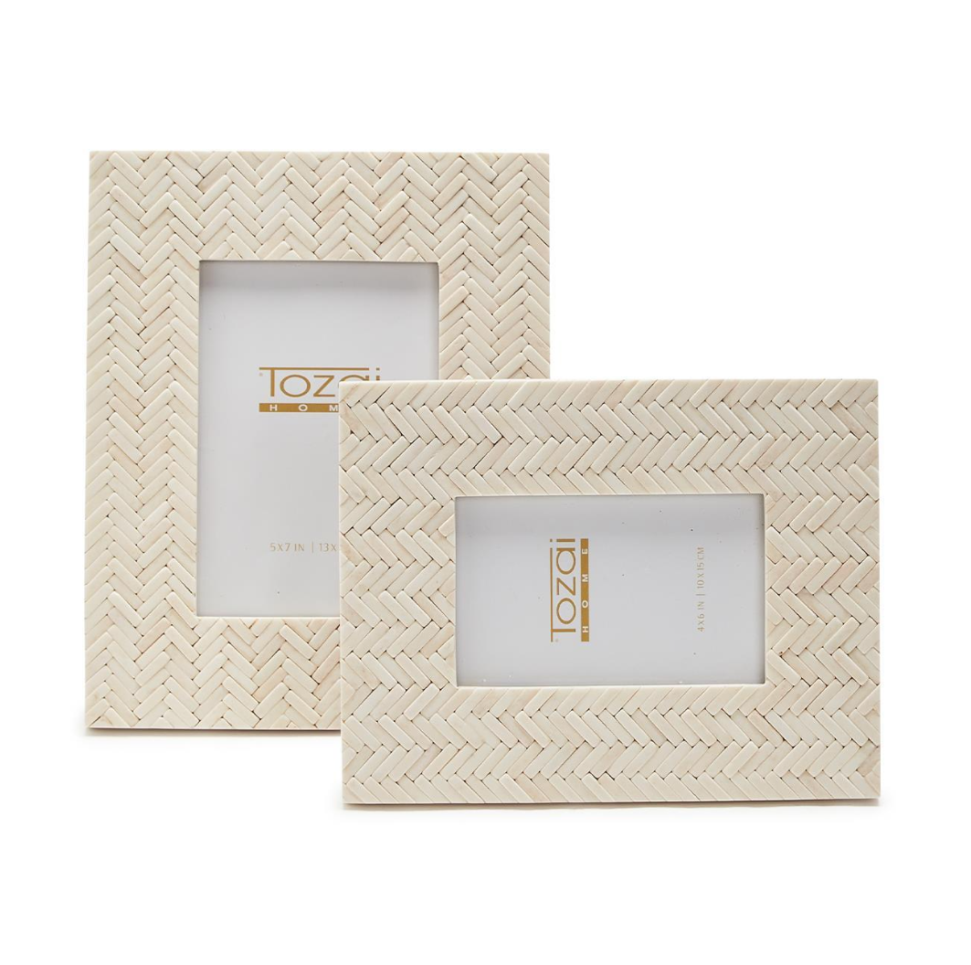 Basketweave Pattern Photo Frame