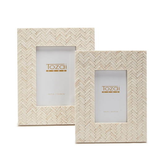 Basketweave Pattern Photo Frame