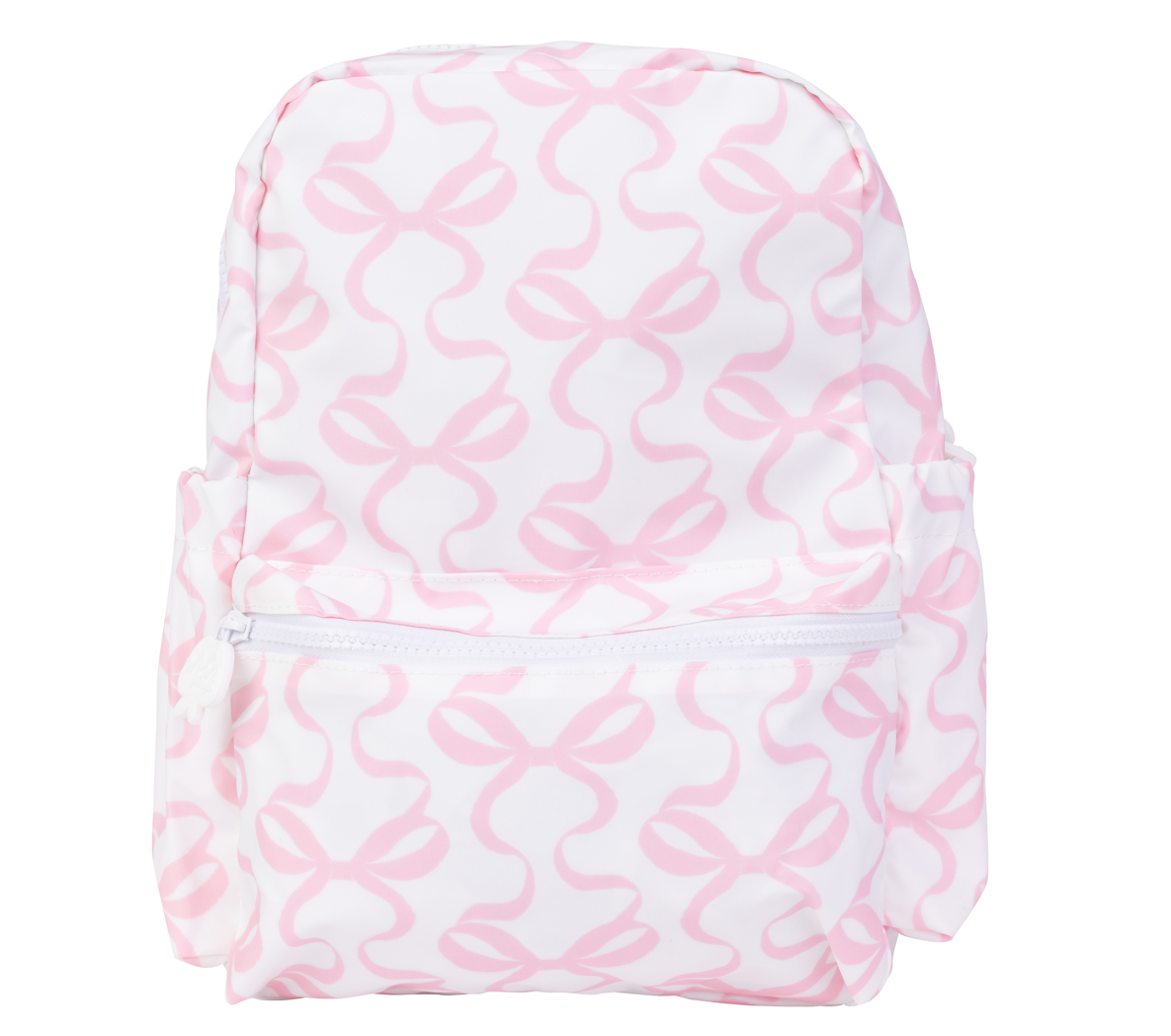 Bows on White Backpack