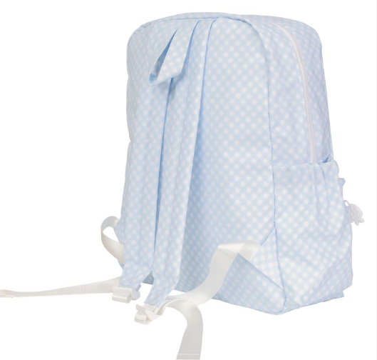Blue Gingham Backpack