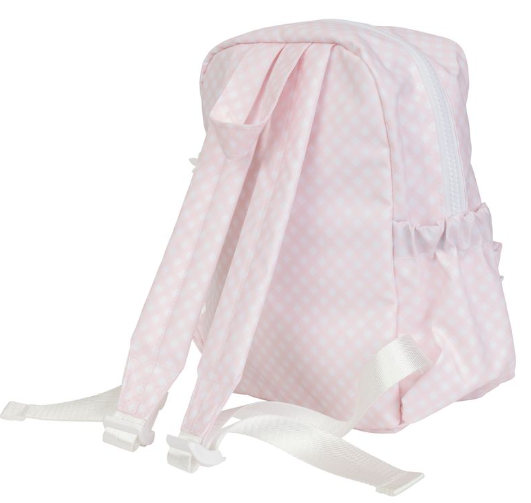 Pink Gingham Backpack