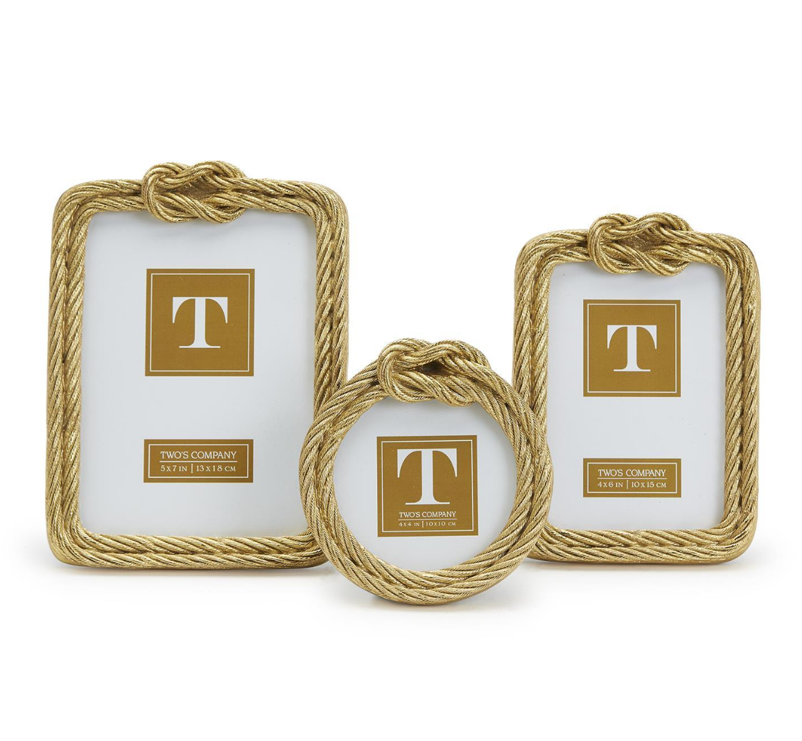 Golden Thread Top Knot Photo Frame