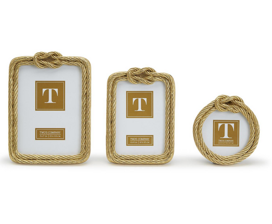 Golden Thread Top Knot Photo Frame