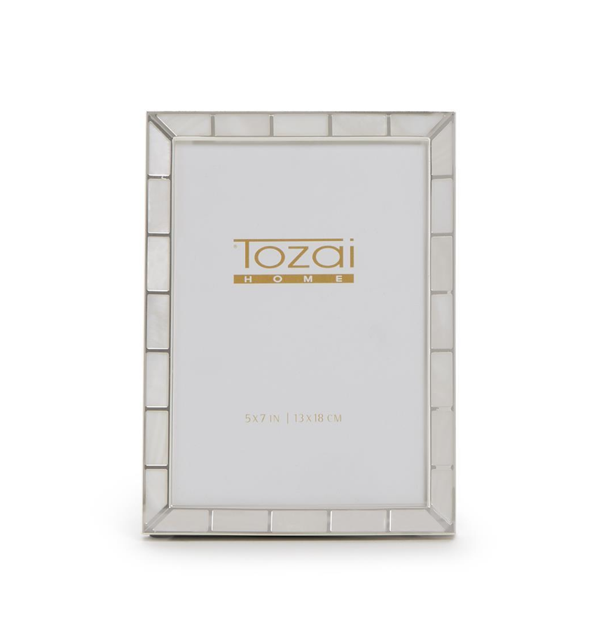 Mother Of Pearl Silver Picture Frame