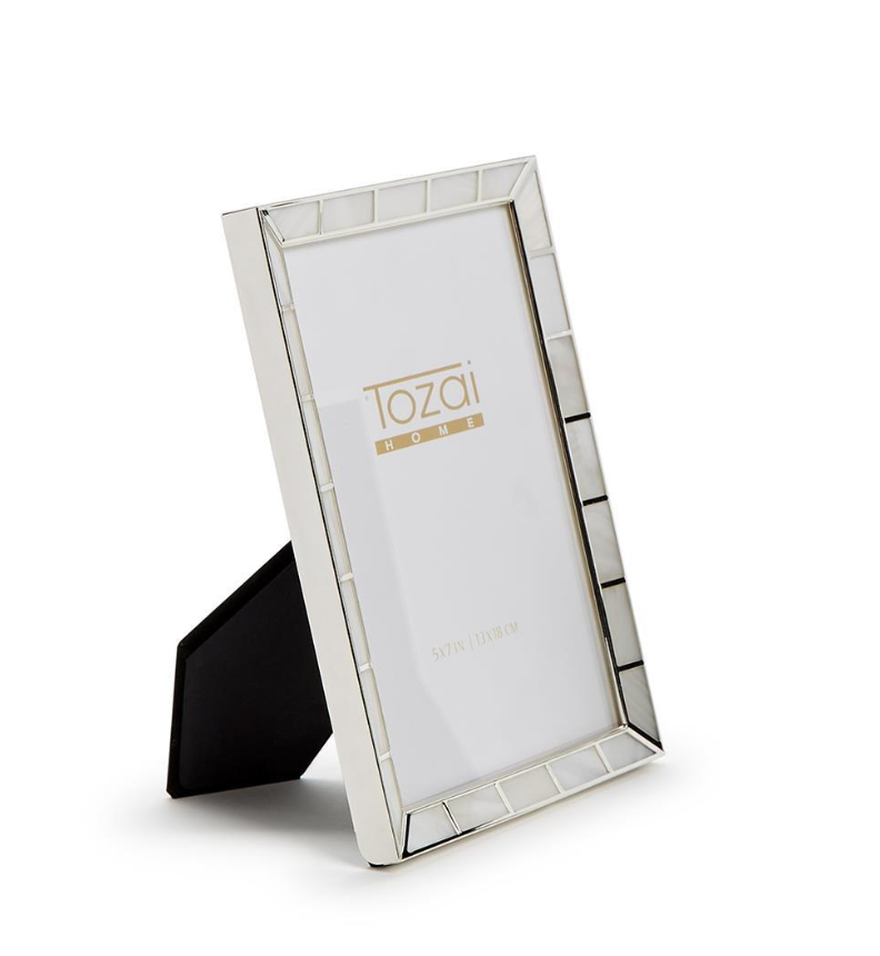 Mother Of Pearl Silver Picture Frame
