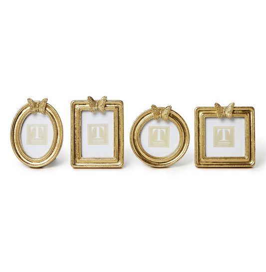 Golden Butterfly Photo Frame