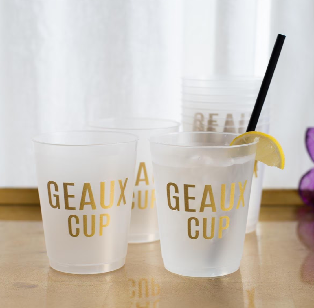 Frosted Geaux Cups