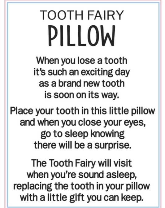 Tooth Fairy Pillow - Blue