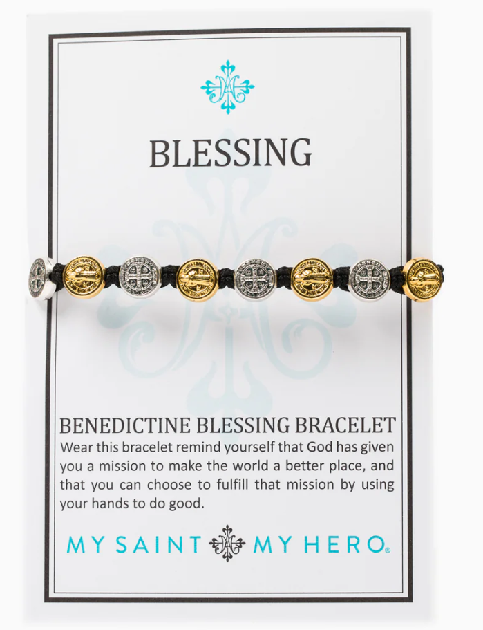 Benedictine Blessing Bracelet-Mixed Metals