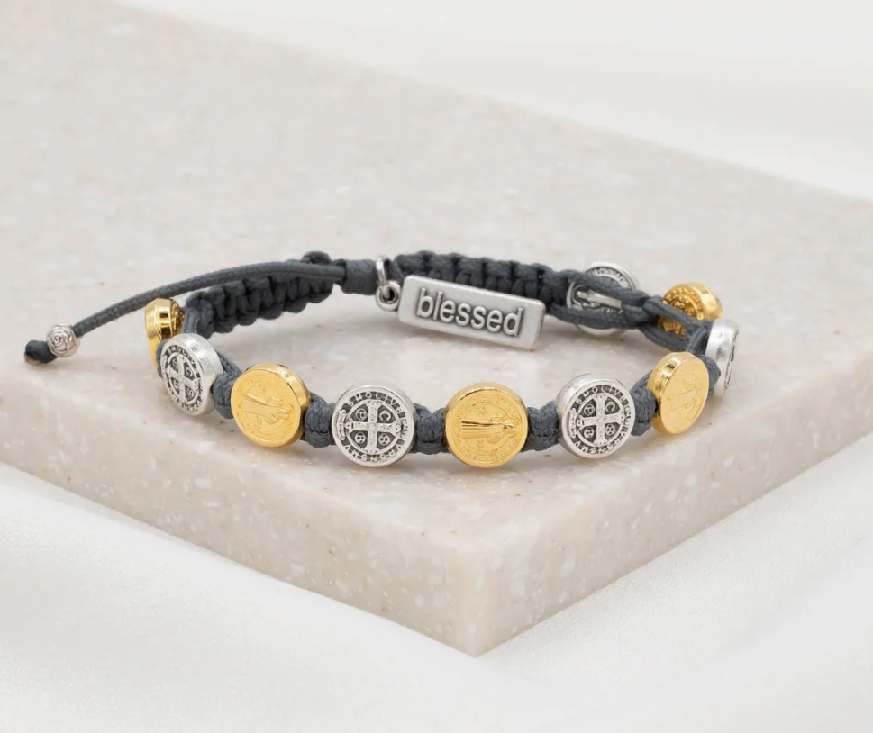 Benedictine Blessing Bracelet-Mixed Metals