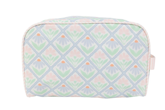 Pastel Floral Dopp Kit