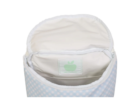 Blue Gingham Bottle Bag