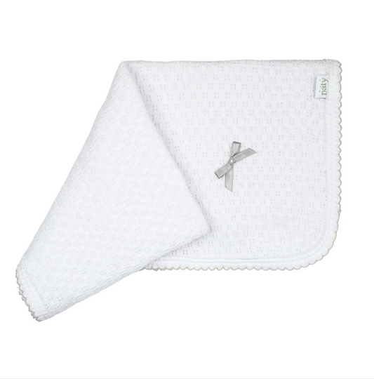 Paty Knit Receiving Blanket