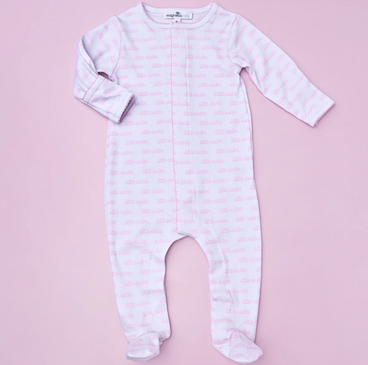 Little Sister Printed Footie