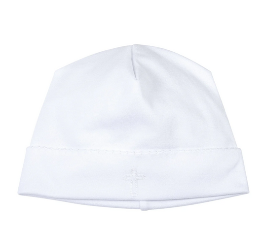 Blessed Embroidered Hat - White