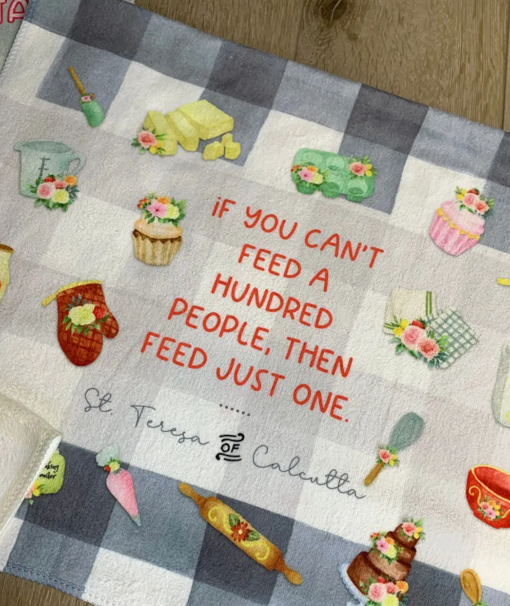 Mother Teresa Kitchen Towel