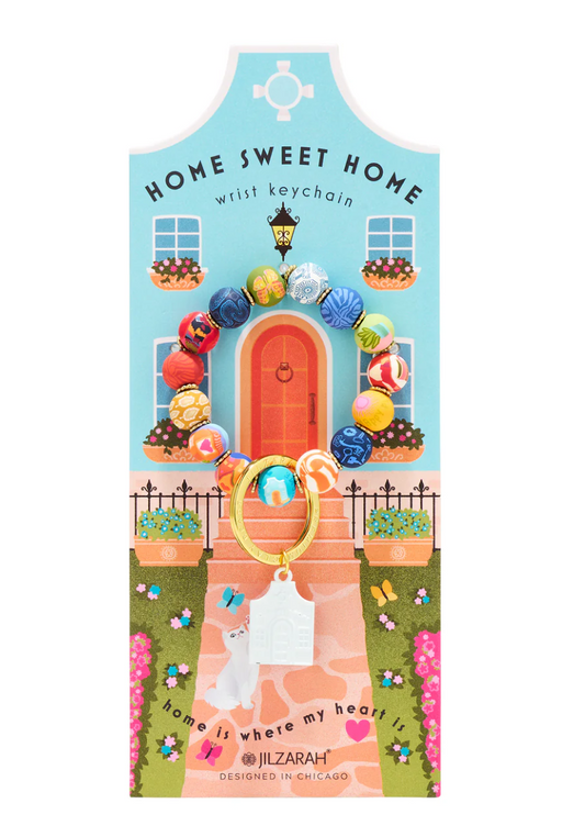 Home Sweet Home Wrist Keychain