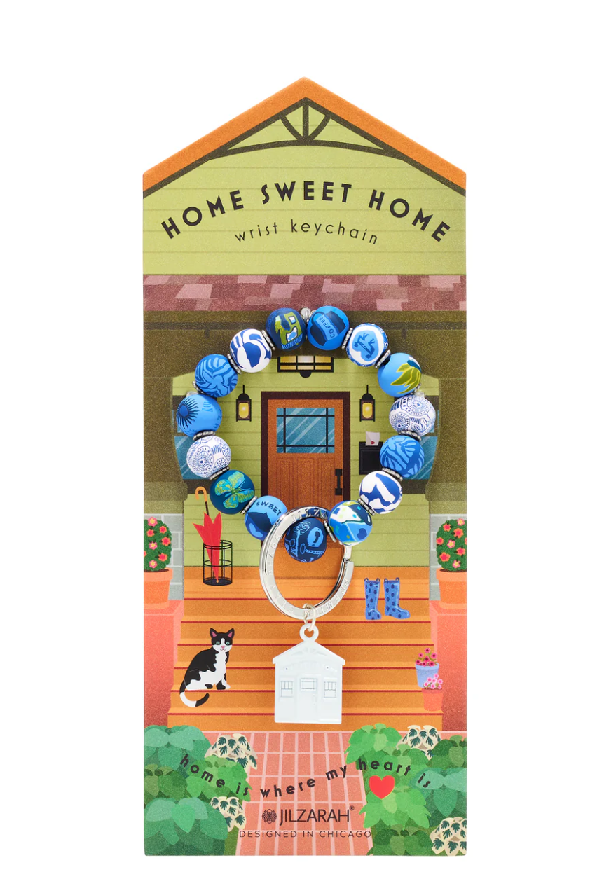 Home Sweet Home Wrist Keychain
