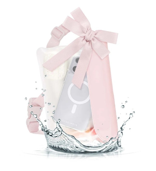 Case-Mate Ballet Pink Bow Waterproof Belt Bag