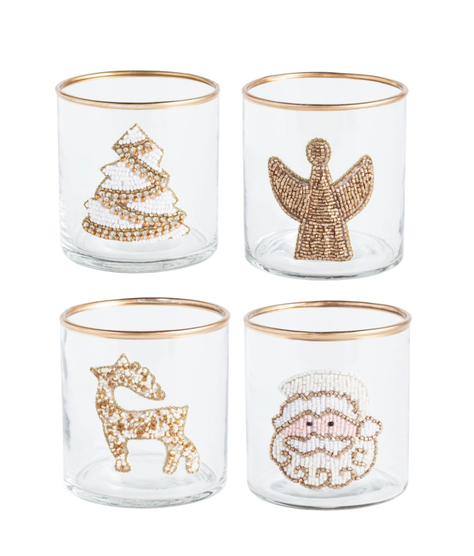 Beaded Tea Light Holder