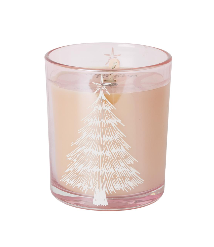 Sweet Grace Pink Tree Decal Jar Candle