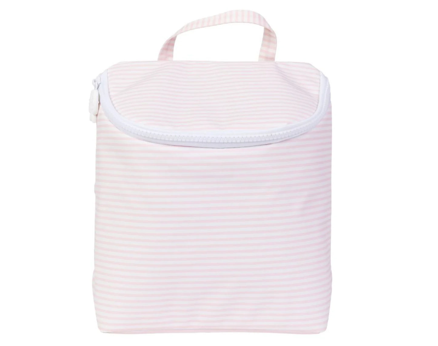 Pink Stripe Bottle Bag