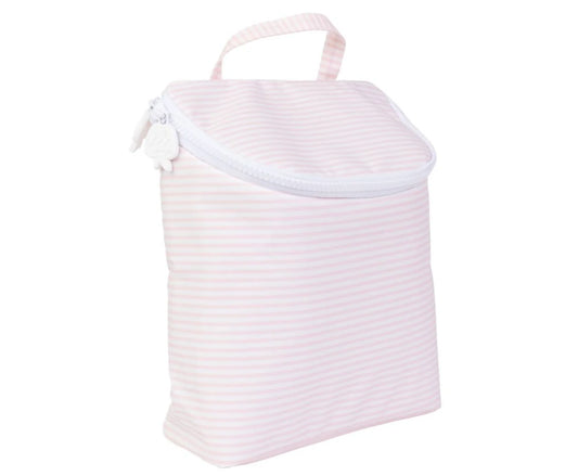 Pink Stripe Bottle Bag