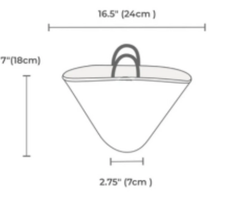 Easter Bunny Tail Straw Basket: Mini
