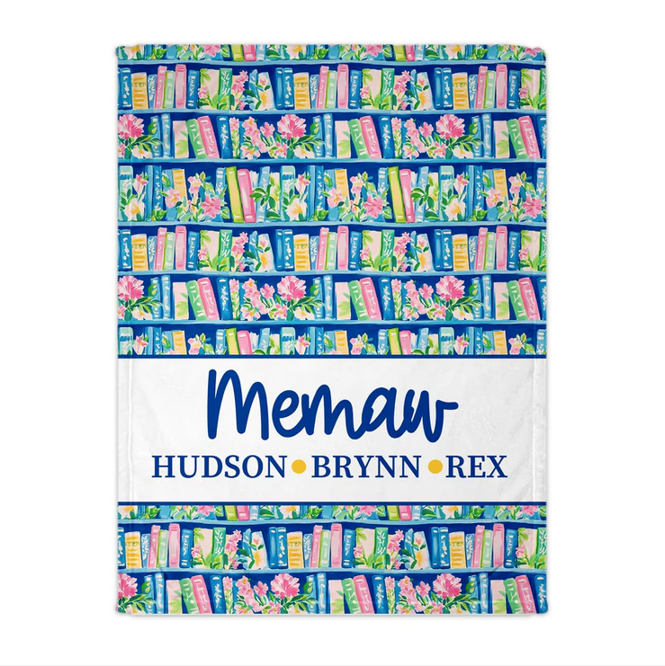 Book Worm Family Blanket