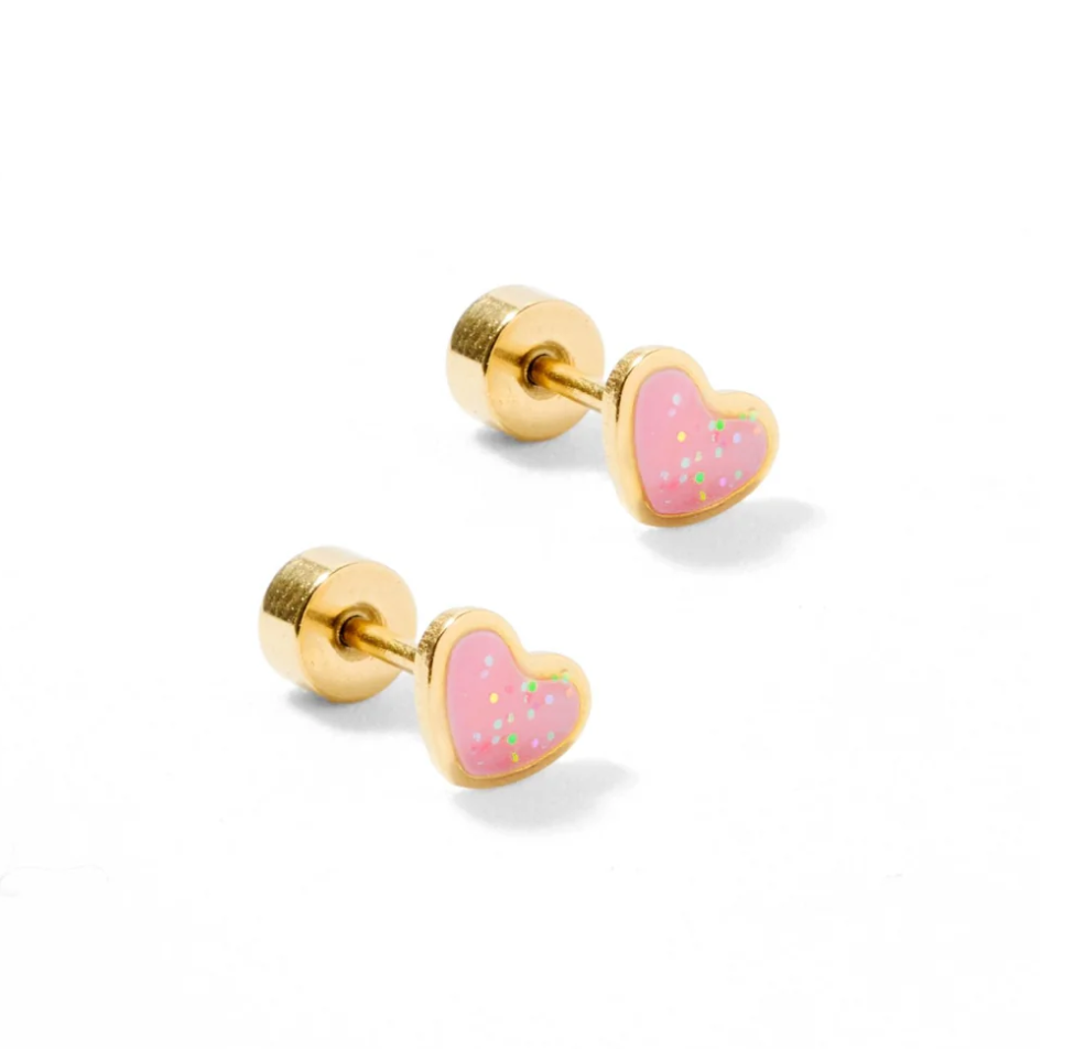 Screwback Stud - Nora Heart