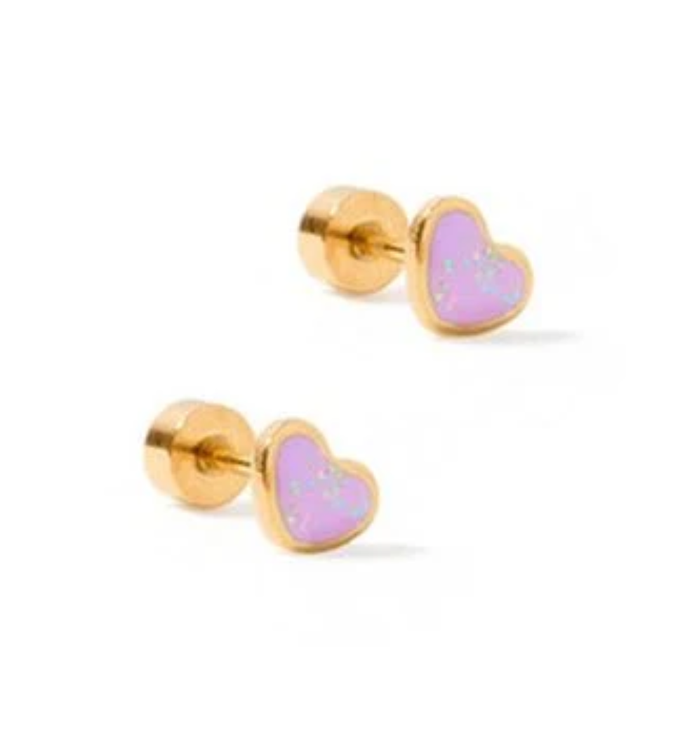 Screwback Stud - Nora Heart